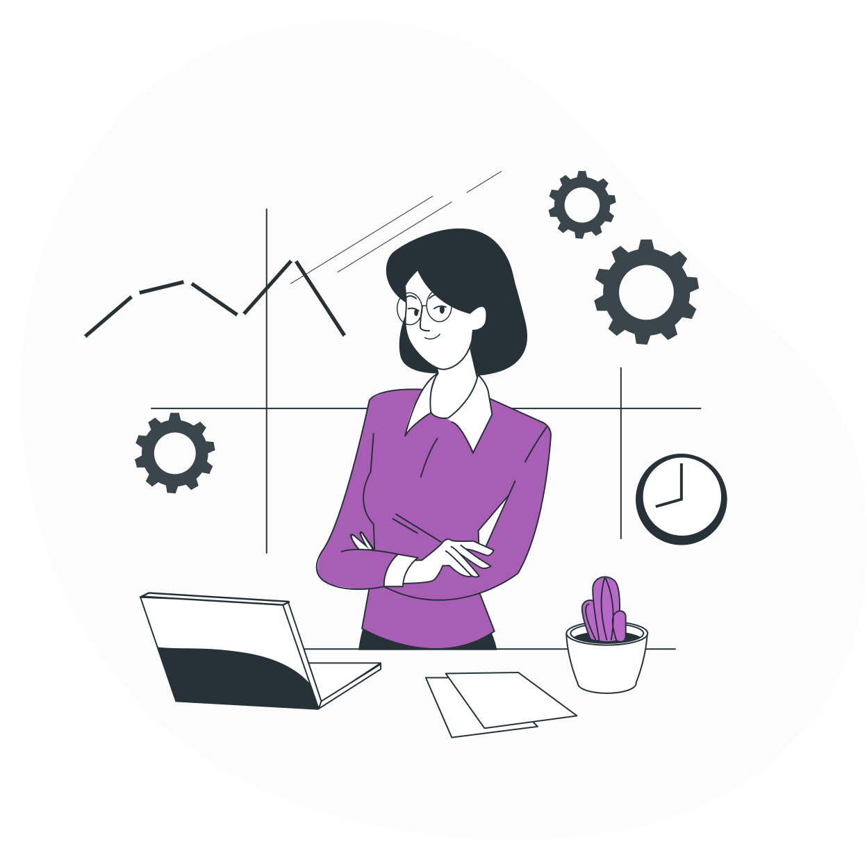 Business plan illustration